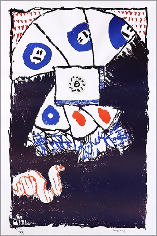 リトグラフ Alechinsky - Fenêtre