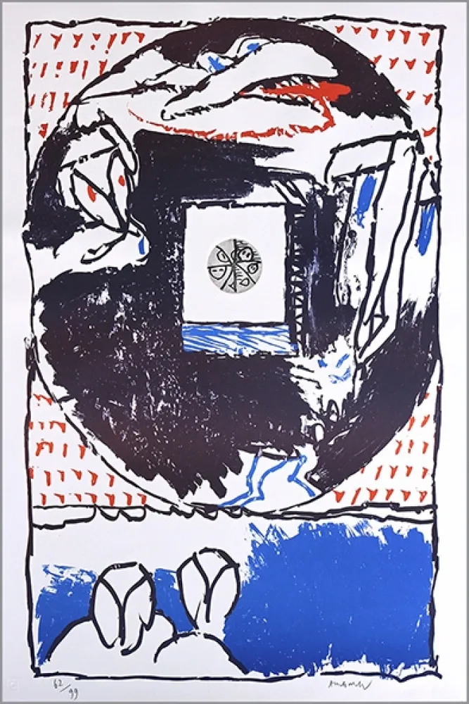 リトグラフ Alechinsky - Fenêtre