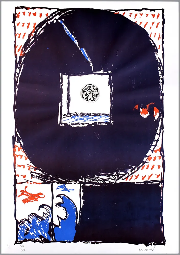 リトグラフ Alechinsky - Fenêtre