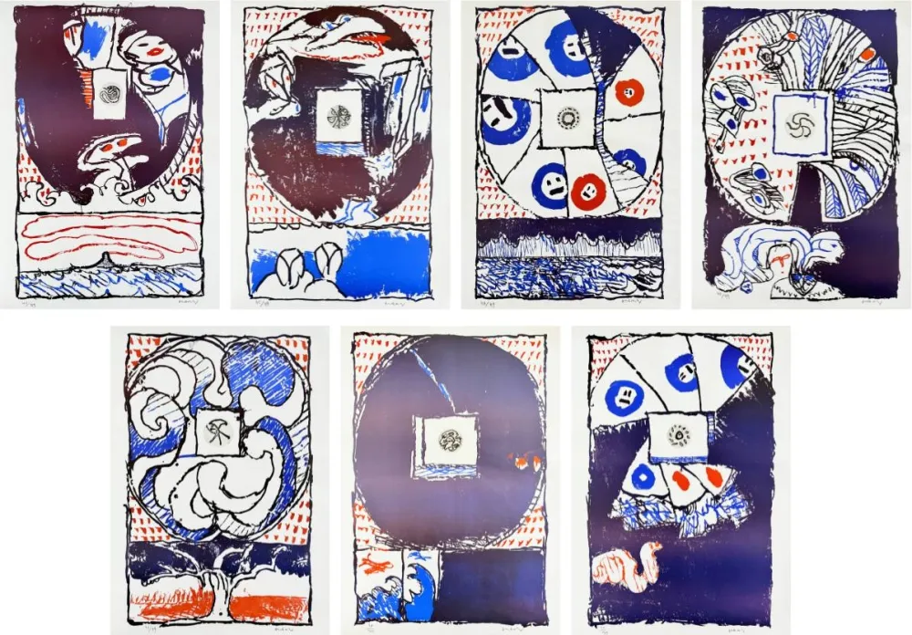 挿絵入り本 Alechinsky - Fenêtres