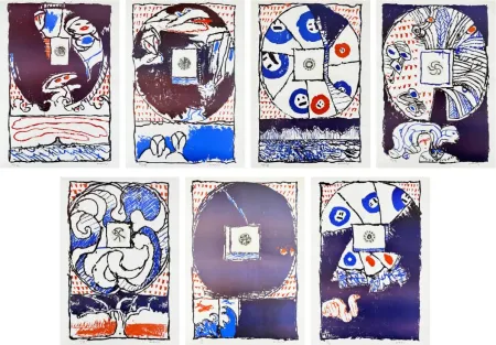 挿絵入り本 Alechinsky - Fenêtres