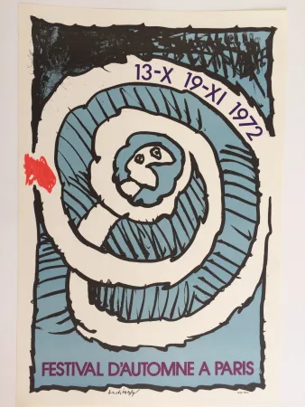 掲示 Alechinsky - Festival d'Automne