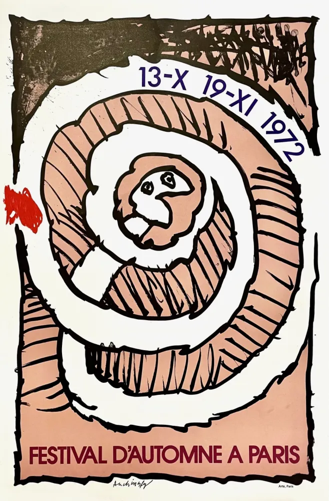 掲示 Alechinsky - Festival d'Automne à Paris
