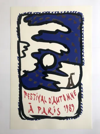 シルクスクリーン Alechinsky - Festival d'automne à Paris AVL