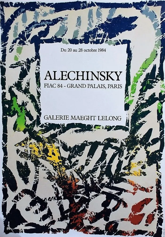 掲示 Alechinsky - FIAC 84