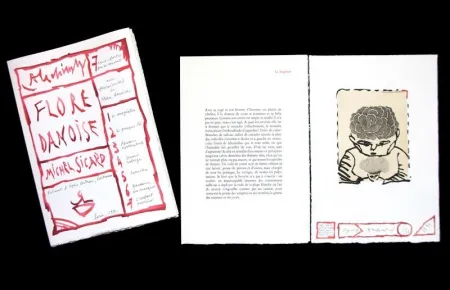 挿絵入り本 Alechinsky - FLORE DANOISE