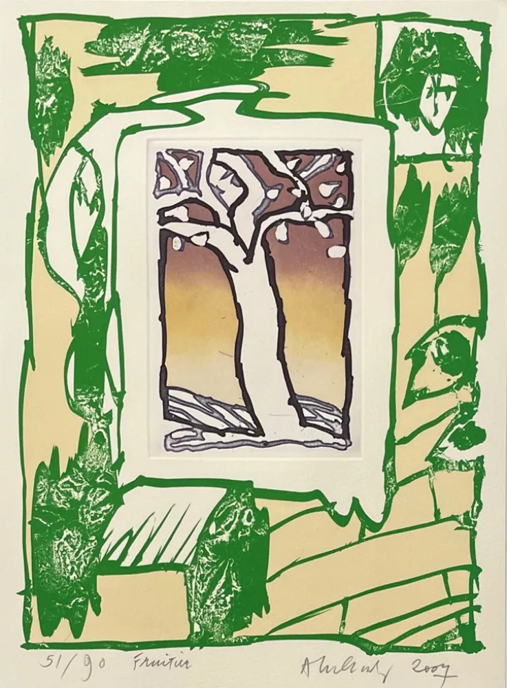 彫版 Alechinsky - Fruitier
