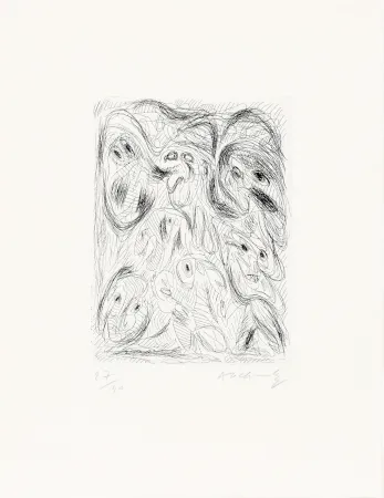 エッチング Alechinsky - Fumées