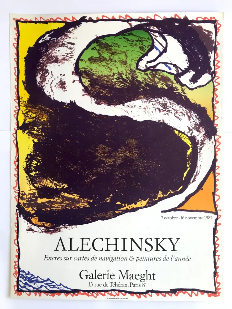 掲示 Alechinsky - Galerie Maeght