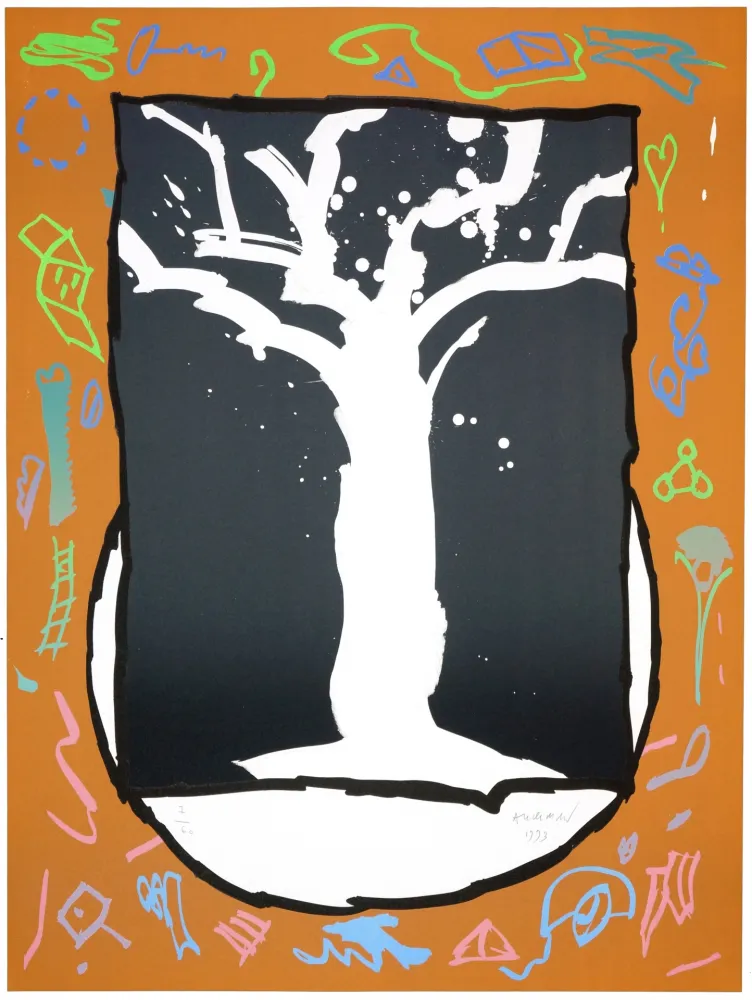 リトグラフ Alechinsky - Ghost