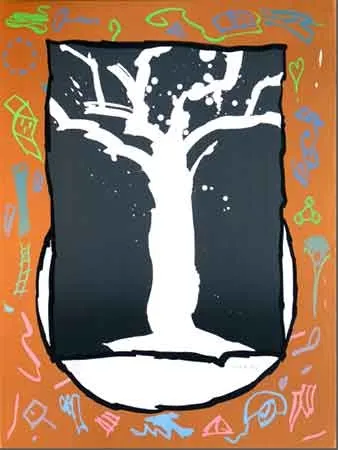 リトグラフ Alechinsky - Ghost