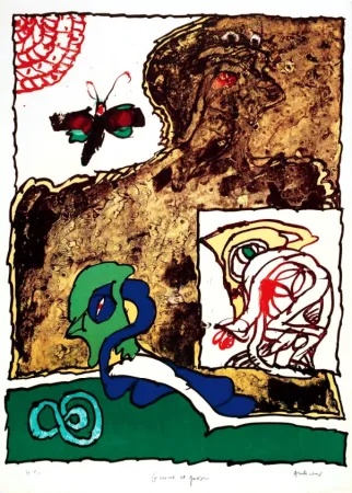 リトグラフ Alechinsky - Gnome et Gnose 4