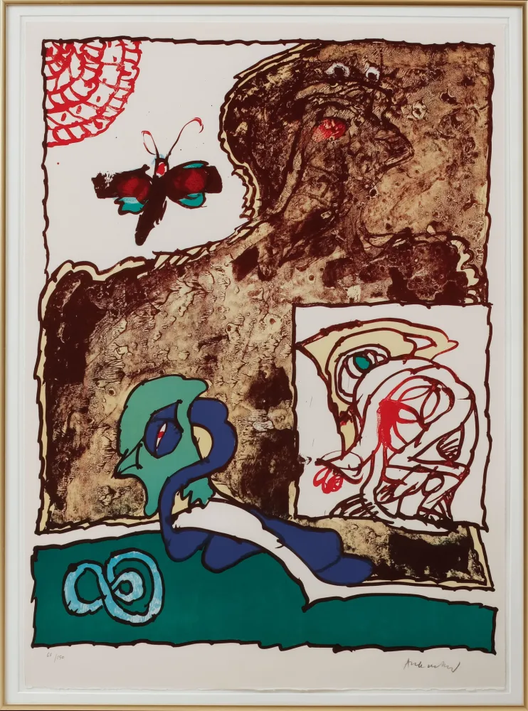 リトグラフ Alechinsky - Gnomes et Gnose