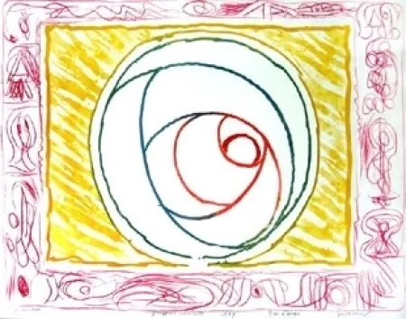 彫版 Alechinsky - Graffiti sélénite 