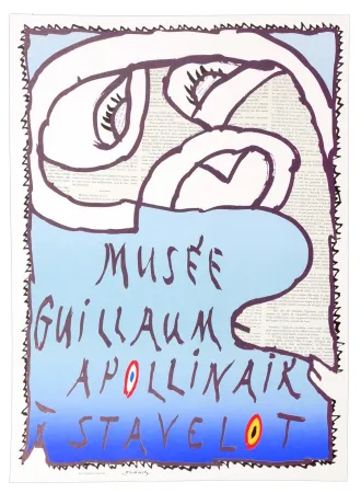 掲示 Alechinsky - Guillaume Apollinaire