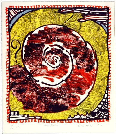 リトグラフ Alechinsky - Haute provence