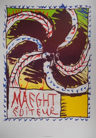 リトグラフ Alechinsky - Hélice