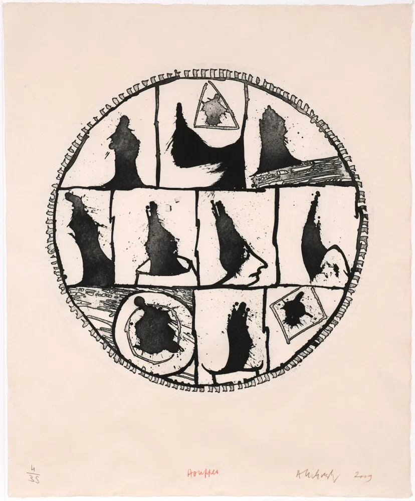 エッチング Alechinsky - Houppes