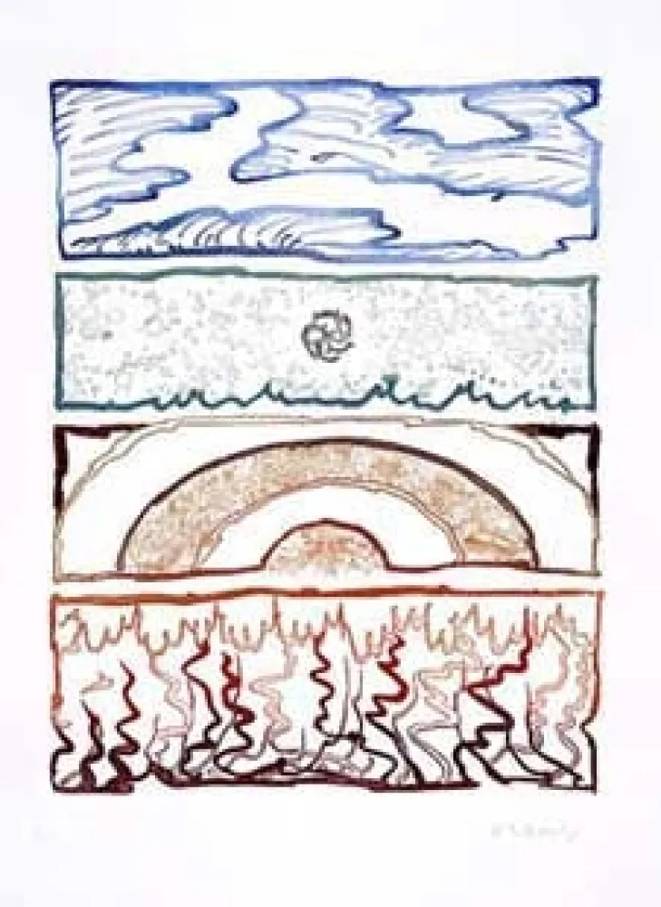 彫版 Alechinsky - Idem polychrome