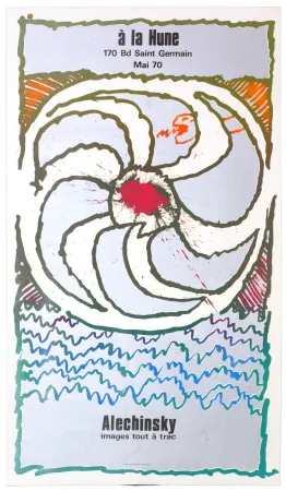 掲示 Alechinsky - Images tout à trac