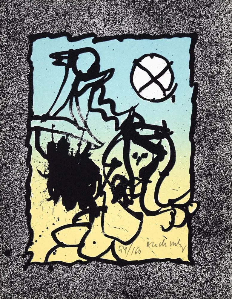 リトグラフ Alechinsky - Infeuilletables 5 (les)