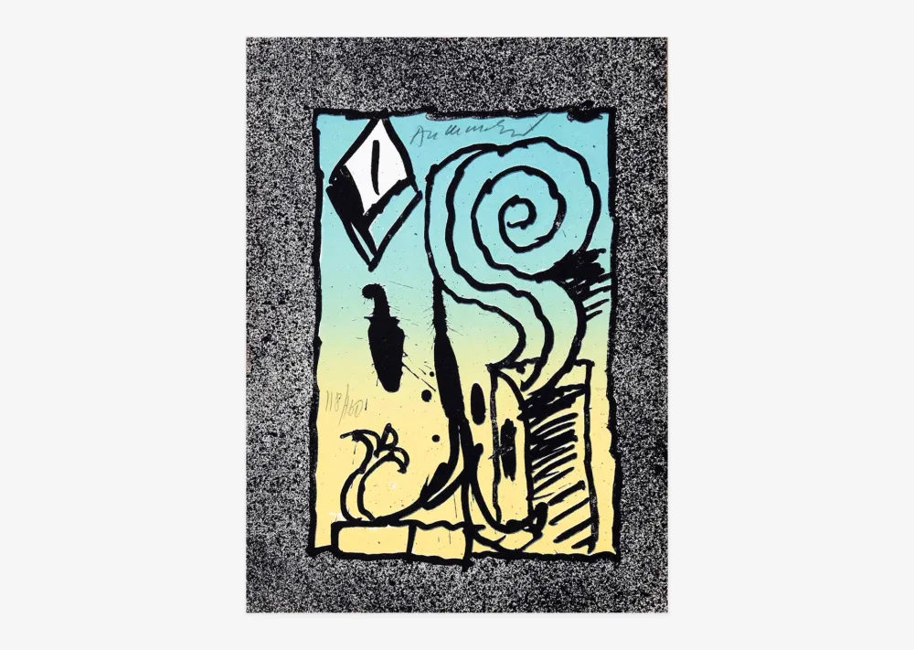 リトグラフ Alechinsky - Infeuilletables 6 (les)