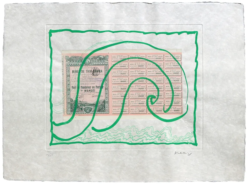 エッチング Alechinsky - Krach III.