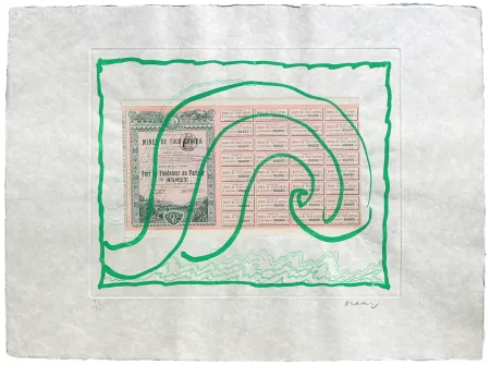 エッチング Alechinsky - Krach III.