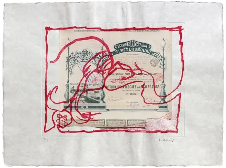 エッチング Alechinsky - Krach IV.