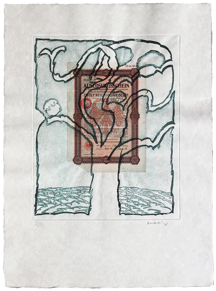 エッチング Alechinsky - Krach V.