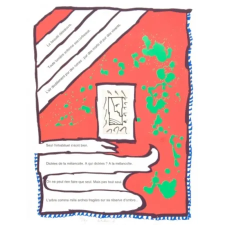 リトグラフ Alechinsky - La beauté désœuvre