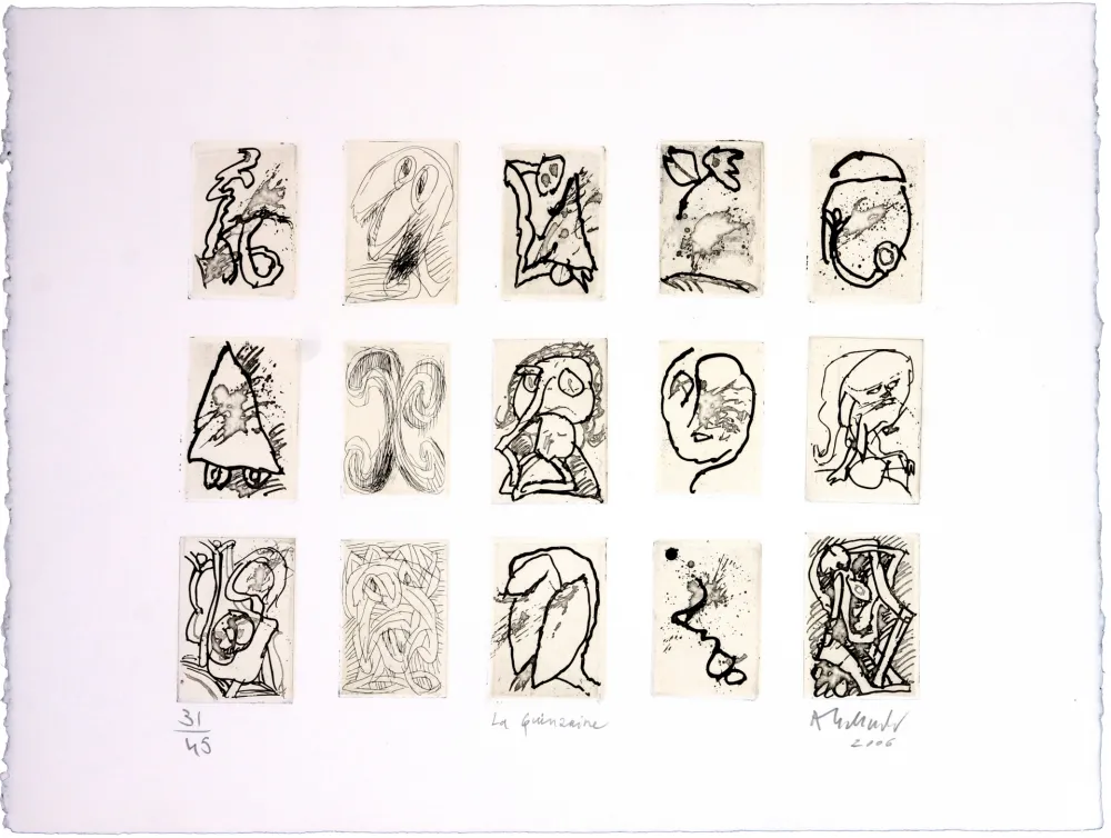 彫版 Alechinsky - La Quinzaine