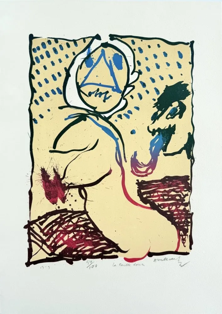 リトグラフ Alechinsky - La taille douce