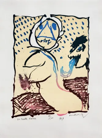 リトグラフ Alechinsky - La taille douce