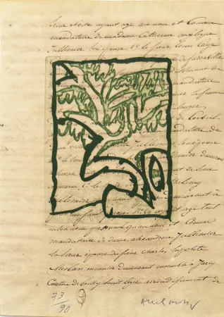 彫版 Alechinsky - La vie comme elle tourne