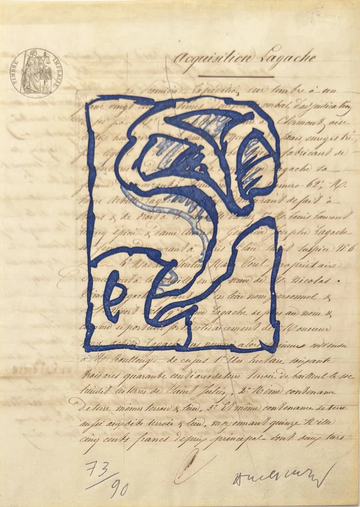 彫版 Alechinsky - La vie comme elle tourne