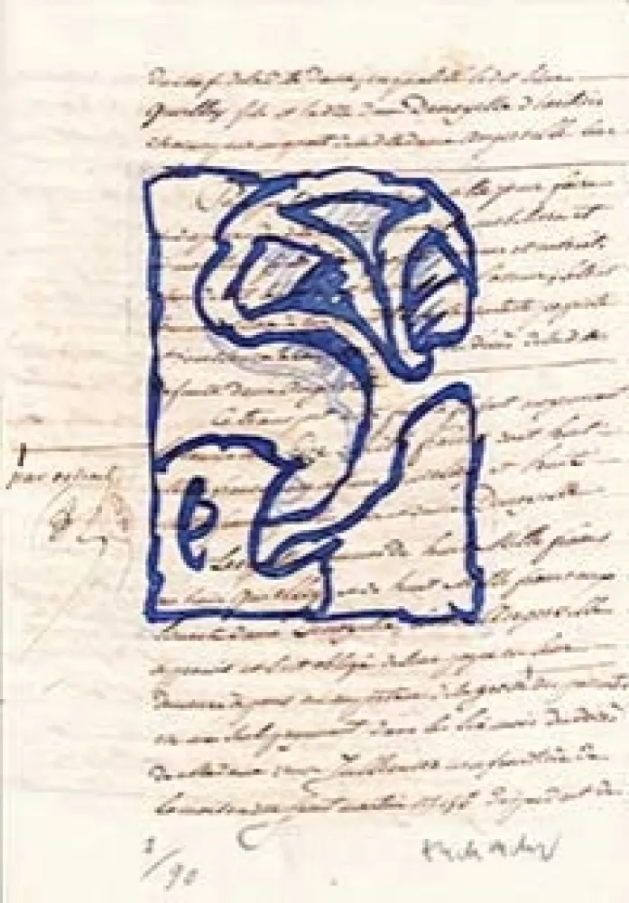 彫版 Alechinsky - La vie comme elle tourne