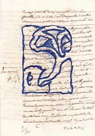 彫版 Alechinsky - La vie comme elle tourne