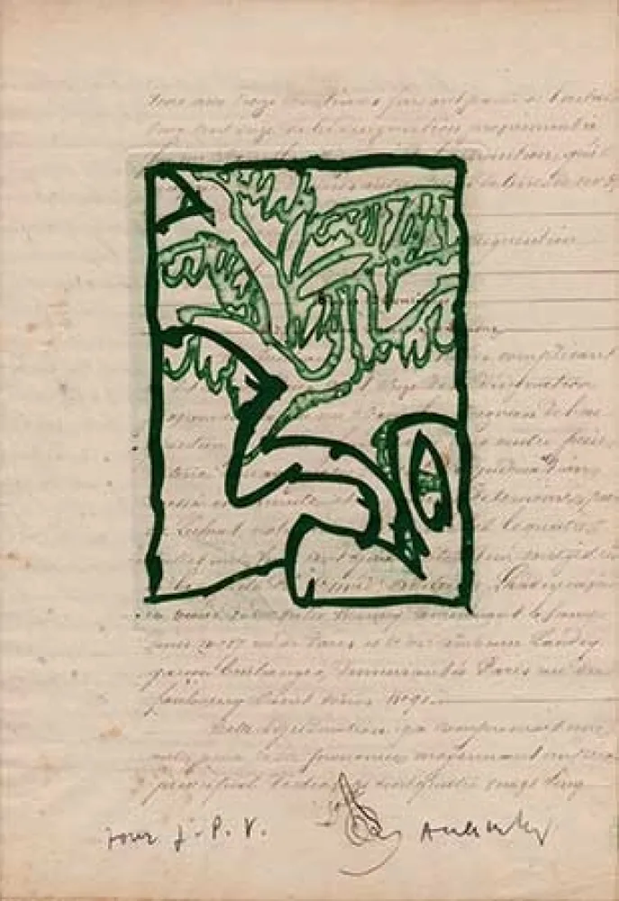 彫版 Alechinsky - La vie comme elle tourne