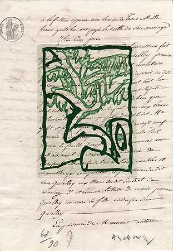 彫版 Alechinsky - La vie comme elle tourne