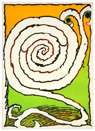 リトグラフ Alechinsky - Labyrinthe d'Apparat I