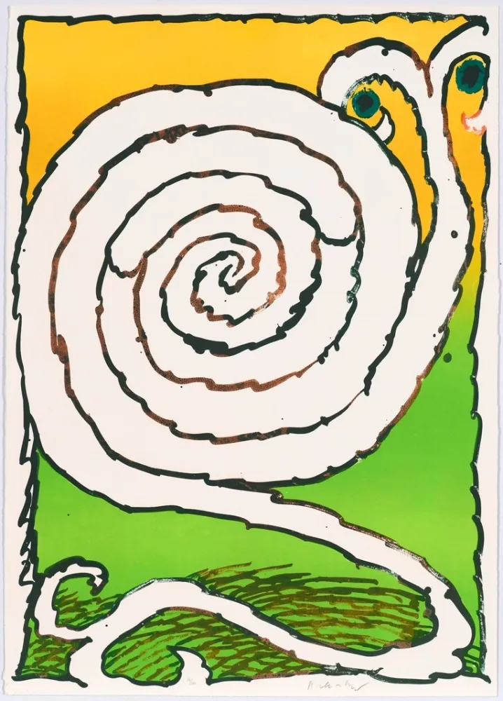 リトグラフ Alechinsky - Labyrinthe d’apparat V