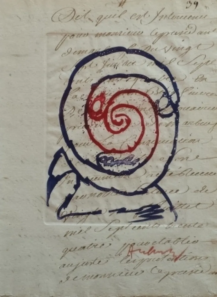 エッチング Alechinsky - L'avenir de la propriété