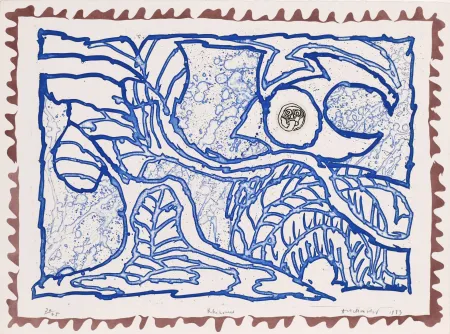 エッチング Alechinsky - Le chien roi – Rhizome