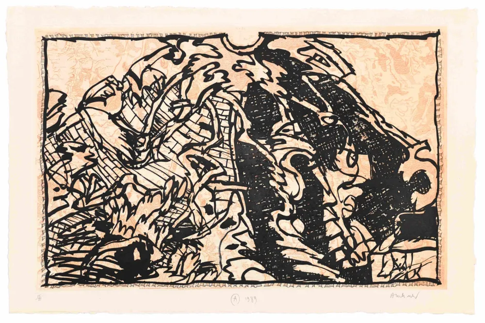 エッチング Alechinsky - Le Fort de Touillon