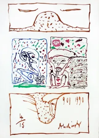 彫版 Alechinsky - Le plus beau cadeau