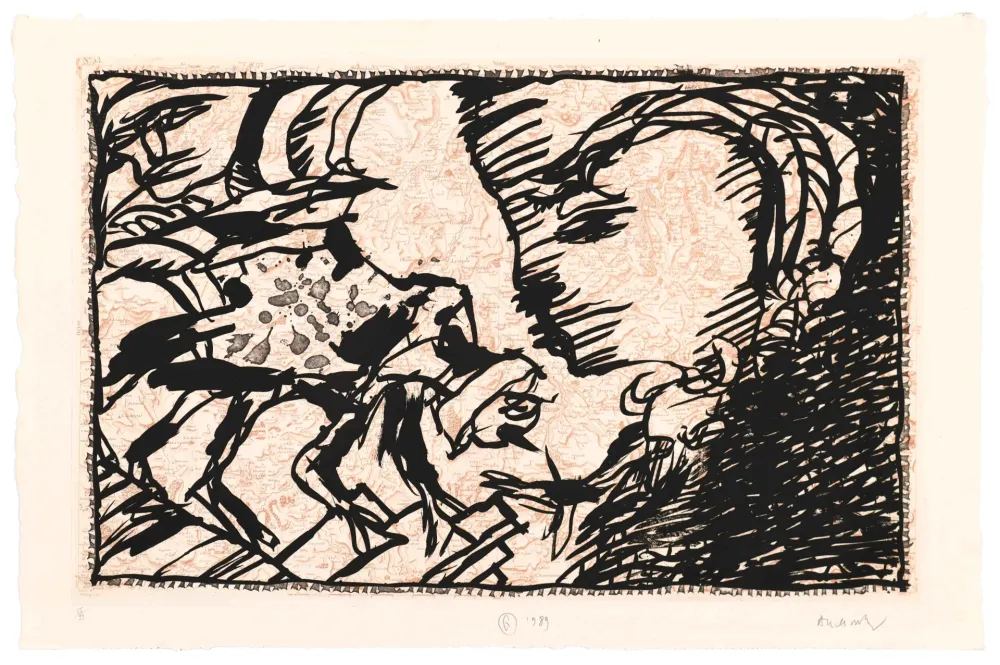 エッチング Alechinsky - Le Retour au Foyer