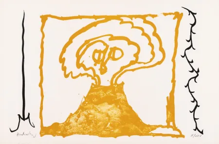 リトグラフ Alechinsky - Le rêve de l'ammonite 06