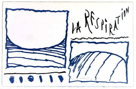 リトグラフ Alechinsky - Le rêve de l'ammonite 13