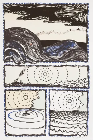 リトグラフ Alechinsky - Le Volturno 03